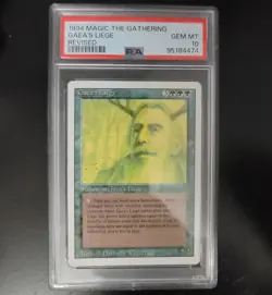 1994 MTG Revised Gaea's Liege PSA 10 (Pop 7) - Image 1