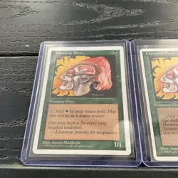 Lot of (3) Vintage Llanowar Elves Summon Elves Magic the gathering MTG RARE - Image 2