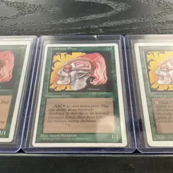 Lot of (3) Vintage Llanowar Elves Summon Elves Magic the gathering MTG RARE - Image 3