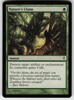 MTG Worldwake #108 Nature's Claim Lightly played tcg - Image 1