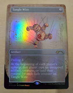 Tangle Wire (Borderless) Secret Lair Drop Foil - Magic MtG - pack to sleeve - Image 1