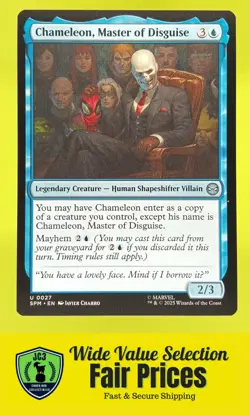 2025 MTG Marvel Spider-Man (SPM) Chameleon, Master of Disguise #27 - Image 1