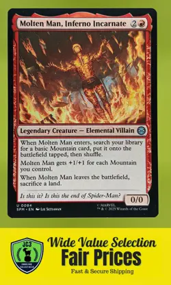 2025 MTG Marvel Spider-Man (SPM) Molten Man, Inferno Incarnate #84 - Image 1