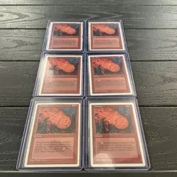 Lot of (6) 1995 Fireball Revised Edition MTG RARE - Image 1