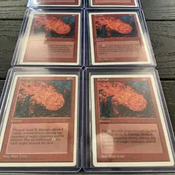 Lot of (6) 1995 Fireball Revised Edition MTG RARE - Image 2
