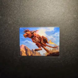 Magic The Gathering MTG - Red XIII, Proud Warrior - Final Fantasy Art Series - Image 1
