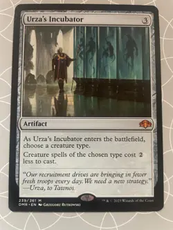 Urza's Incubator - Dominaria Remastered English MTG NM Mythic Rare - Image 1