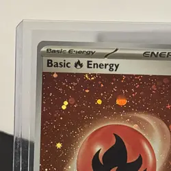 Pokemon TCG Basic Fire Energy 002 Scarlet & Violet 151 Cosmos Holo - Image 2