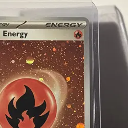 Pokemon TCG Basic Fire Energy 002 Scarlet & Violet 151 Cosmos Holo - Image 3