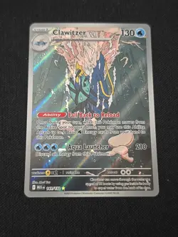 Clawitzer 141/132 Me01: Mega Evolution Illustration Rare Holo Pokemon TCG NM - Image 1