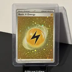 Pokemon TCG Basic Lightning Energy (Cosmos Holo) 004 SV01: Scarlet & Violet Base - Image 1