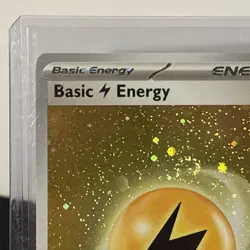 Pokemon TCG Basic Lightning Energy (Cosmos Holo) 004 SV01: Scarlet & Violet Base - Image 2