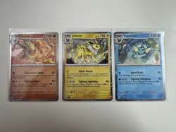 Pokemon TCG Prismatic Evolutions Poster Collection Promo Set 167 168 169 - Image 1