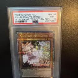 YuGiOh PSA 9 Ash Blossom & Joyous Spring RA01-EN008 QUARTER CENTURY SECRET RARE - Image 2
