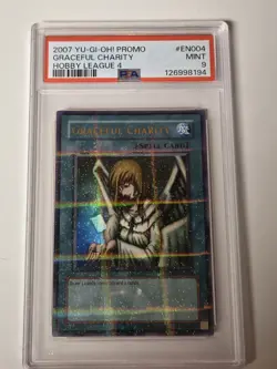 Graceful Charity HL04-EN004 PSA 9 Hobby League 4 Ultra Parallel Rare Yugioh MINT - Image 1