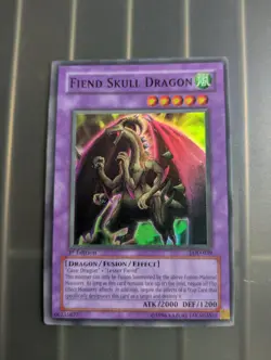 Yugioh 1x Fiend Skull Dragon Super Rare LOD-039 Legacy of Darkness 1st Ed NM - Image 1