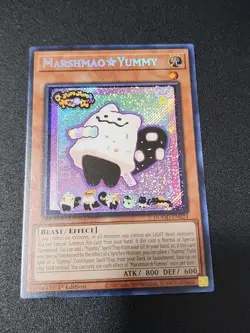 YuGiOh TCG Doom of Dimensions Secret Rare MarshmaoYummy DOOD-EN024 - Image 1
