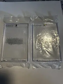 Yugioh Official Magnetic Hard Case Konami Ultra Pro Clear Card Display X2 - Image 1