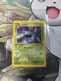 1ST EDITION Pokemon TCG Golbat 34/62 Fossil 1999 WoTC Card Vintage NEAR MINT NM - Image 1