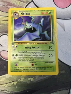 1ST EDITION Pokemon TCG Golbat 34/62 Fossil 1999 WoTC Card Vintage NEAR MINT NM - Image 3
