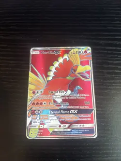 Pokemon Ho-Oh GX Burning Shadows Ultra Rare Full Art SM Holo Card 131/147 - Image 1