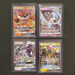 Incineroar, Silvally, Dawn Wings Necrozma, Tapu Koko GX - Pokemon Cards Lot #187 - Image 1