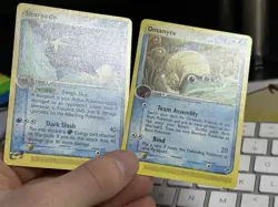 Sharpedo 22/109 Ruby Sapphire Omanyte 70/100 EX Sandstorm 2003 Pokemon Card Lot - Image 3