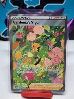 Pokemon Card 2023 Crown Zenith Galarian Gallery GARDENIA'S VIGOR GG61/GG70 - Image 1