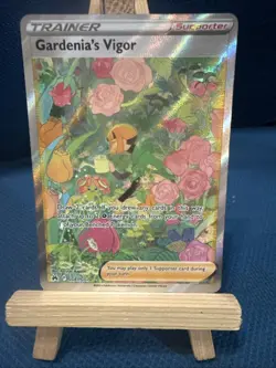 Pokemon TCG Card Crown Zenith Gardenia's Vigor GG61/70 Full Art Trainer NM - Image 2