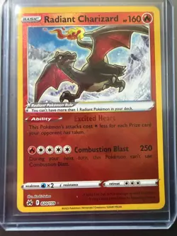 Radiant Charizard 020/159 Crown Zenith Shiny Ultra Rare Pokemon Card Mint NM - Image 1