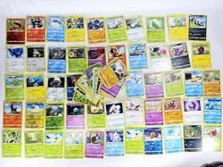 Lot of 80 Loose Pokemon Cards - Image 1