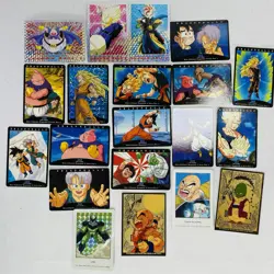 Mixed Lot of 20 Vintage Dragon Ball Z Trading Cards - Image 1