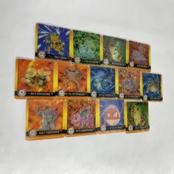 Lot of 13 Pokemon Artbox Action Flipz 3D Lenticular Cards Bulbasaur Abra Machoke - Image 2