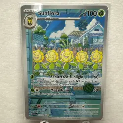 Pokemon Card TCG - Sunflora 169/167 Illustration Rare Twilight Masquerade NM - Image 2