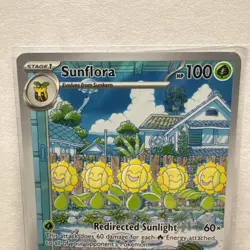 Pokemon Card TCG - Sunflora 169/167 Illustration Rare Twilight Masquerade NM - Image 3