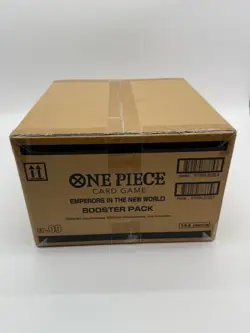 One Piece Card Game Emperors in the New World 144 Booster Pack SEALED CASE - Image 2