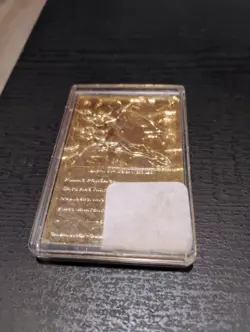 1999 Burger King Pokemon Charizard Nintendo 23K Gold Plated Card - Image 4