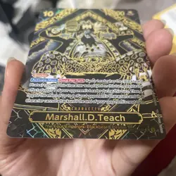 One Piece Card Game Marshall.D.Teach (SP) Gold OP09-093 Legacy of the Master LP - Image 3