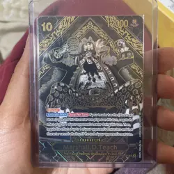 One Piece Card Game Marshall.D.Teach (SP) Gold OP09-093 Legacy of the Master LP - Image 5