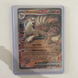 Ninetales GX Pokemon Card - Heat Wave & Mirrored Flames - Image 2