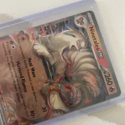 Ninetales GX Pokemon Card - Heat Wave & Mirrored Flames - Image 5