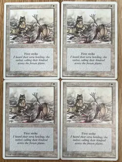 4x Tundra Wolves Fourth Edition - MTG Magic - MP / HP - Image 1