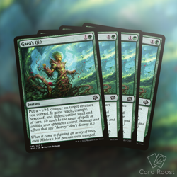 MTG Magic x4 Gaea's Gift 182/287 The Brothers' War BRO Playset - Image 1