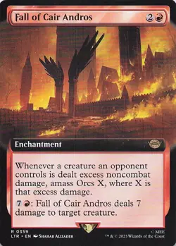 Fall of Air Andros (Extended Art) Universes Beyond: Lord of the Rings Regular - Image 1