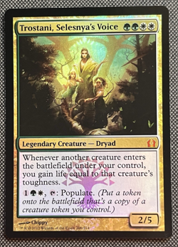 Trostani, Selesnya's Voice - Foil Return To Ravnica Magic mtg Light Play, x1 - Image 1