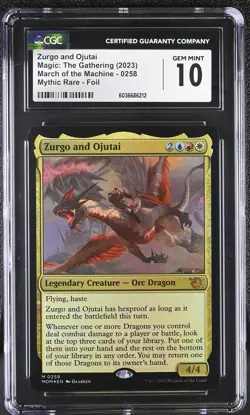 ZURGO AND OJUTAI March of the Machine Foil CGC 10 Gem Mint MTG [Nostalgium] - Image 1