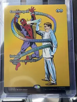 Magic the Gathering Marvel's Spider-man Counterspell Borderless MAR 0009 - Image 1