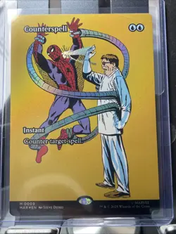 Magic the Gathering Marvel's Spider-man Counterspell Borderless MAR 0009 - Image 2