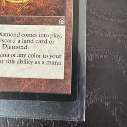 Mox Diamond - 1998 Magic: The Gathering - Stronghold - Very Lightly Played - Image 2