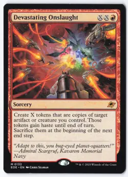 Devastating Onslaught M Edge of Eternities 132 NM - Image 1